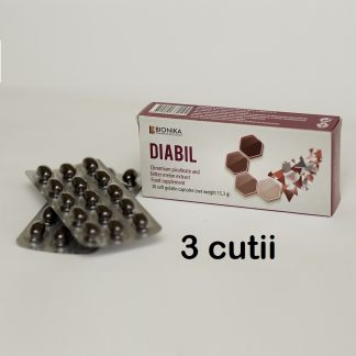 DIABIL®, Oferta 3 cutii - Supliment alimentar