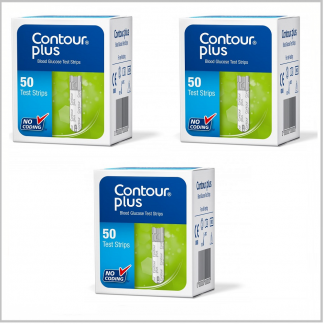 Bandelete de testare 3 cutii x 50 buc. (Compatibile cu dispozitivele Contour™ Plus si CONTOUR™PLUS ONE)