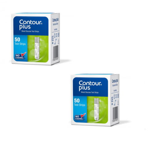 Bandelete de testare 2 cutii X 50 buc. (Compatibile cu dispozitivele Contour™ Plus si CONTOUR™PLUS ONE)