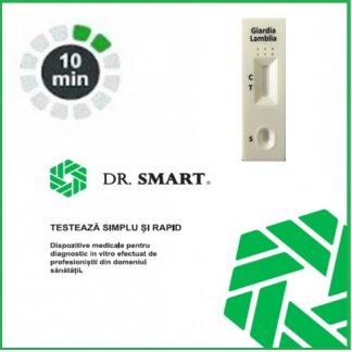 Test rapid Giardia Lamblia - casetă (materii fecale) Kit cu 10 teste