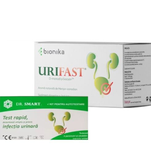 Pachet promotional URIFAST® +1 Test rapid pentru infecții de tract urinar