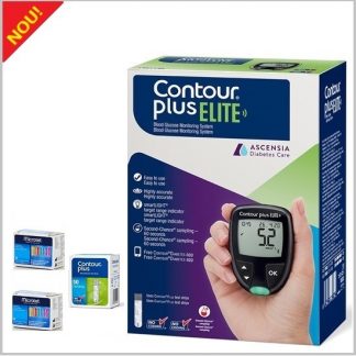 NOU! Glucometrul CONTOUR®PLUS ELITE + Bandelete 1 cutie x 50 +50 ace