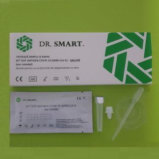 Test rapid antigen COVID-19  (SARS-CoV 2) (aur colloidal) – casetă, SALIVĂ