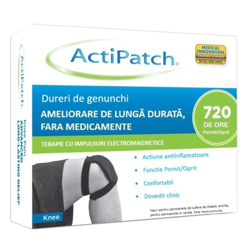 ActiPatch –  dispozitiv medical pentru ameliorare de lunga durata a durerilor de genunchi