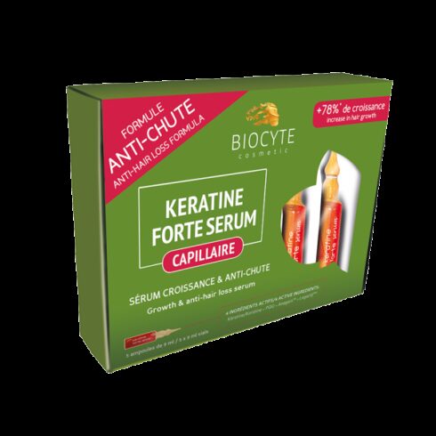 BIOCYTE KERATINE FORTE SERUM ANTI-CHUTE 5x9ml