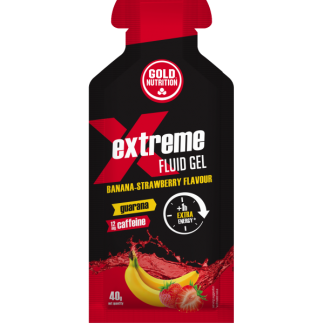 GoldNutrition Extreme Fluid Gel capsuni banane 40 g