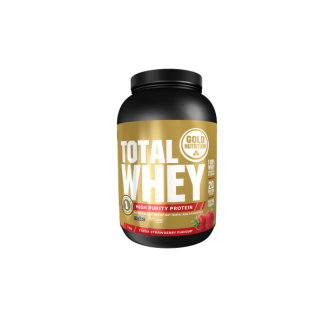 GoldNutrition Total Whey Protein capsuni 1kg
