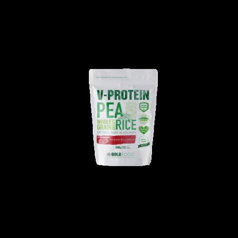 GoldNutrition V Protein capsuni 240 g