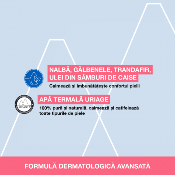 roseliane fluid de curatare ten roseata 250 ml uriage3