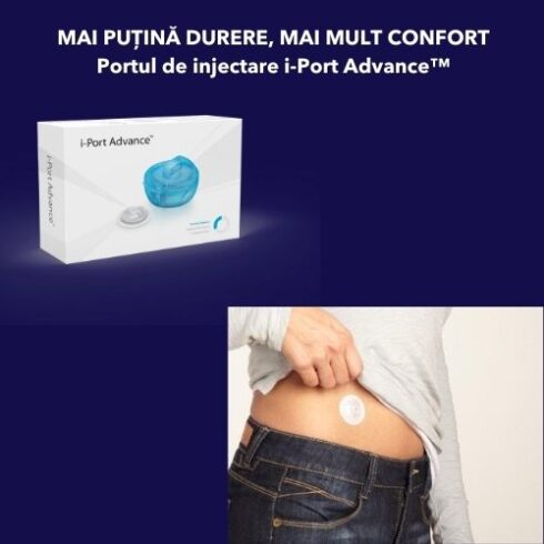 i-Port Advance™ (cutie cu 10 porturi)  administrarea usoara si confortabila a insulinei