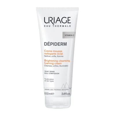 spuma de curatare depigmentanta cu vit c depiderm 100 ml uriage