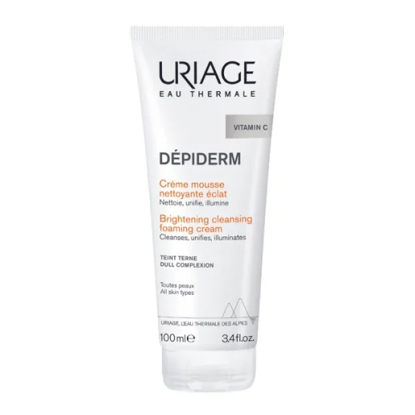 spuma de curatare depigmentanta cu vit c depiderm 100 ml uriage