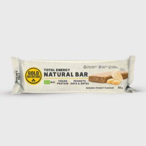 baton energizant cu banane si arahide bio natural bar goldnutrition 35 g