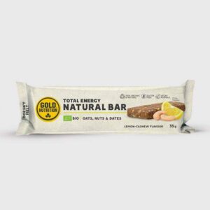 baton energizant cu lamaie si caju bio natural bar goldnutrition 35 g