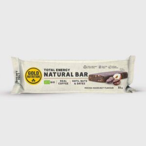 baton energizant cu mocha si alune de padure bio natural bar goldnutrition 35 g