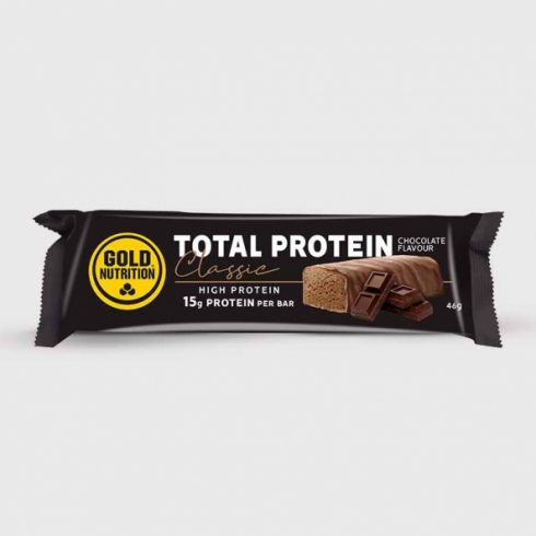 Baton Proteic cu Ciocolata, Total Protein Bar, 46 gr, GoldNutrition
