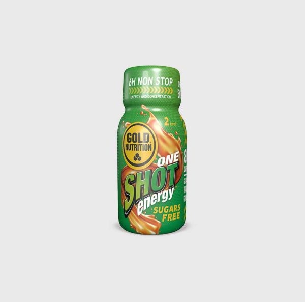 bautura pentru energie si concentrare one shot energy goldnutrition 1 flacon de 60 ml
