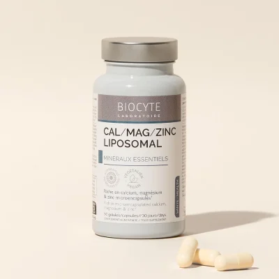 complex de minerale biocyte calciu magneziu zinc lipozomal 60 capsule