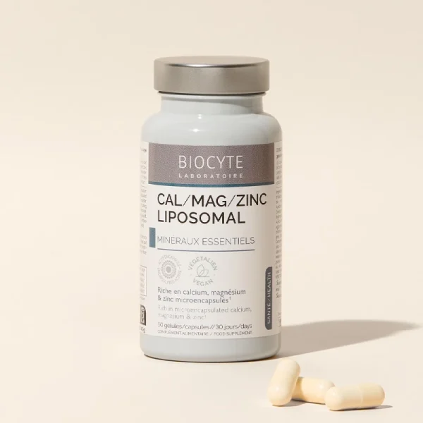 complex de minerale biocyte calciu magneziu zinc lipozomal 60 capsule
