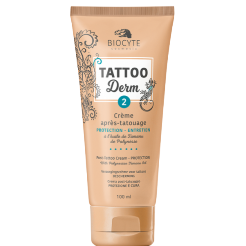 Crema pentru protectia si intretinerea tatuajelor Tattoo Derm 2, Biocyte, 100 ml