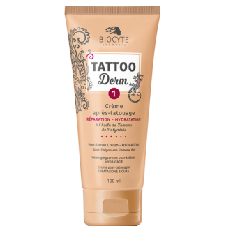 Crema reparatoare si hidratanta dupa tatuaj Tattoo Derm 1, Biocyte, 100 ml