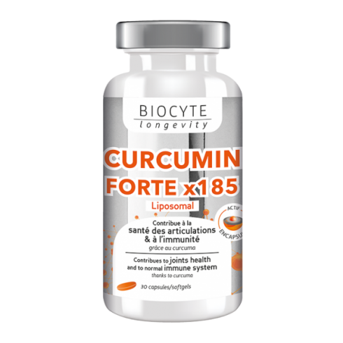 Curcumina, Biocyte, Curcumin Forte x 185 lipozomal, 30 capsule