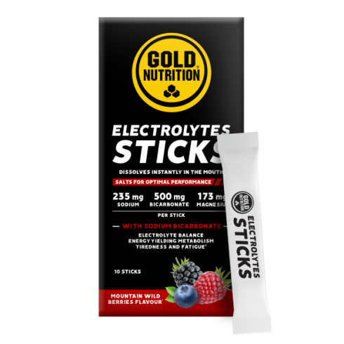 Electroliti cu fructe de padure Electrolytes, GoldNutrition, 10 plicuri