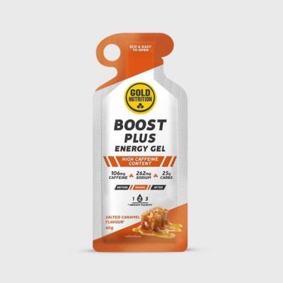 gel energizant cu caramel sarat boost plus goldnutrition 40 g