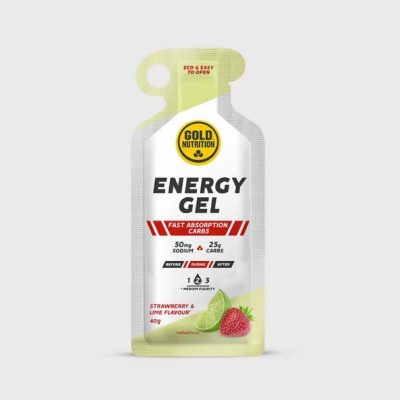 gel energizant energy cu capsuni si lime goldnutrition 40 g