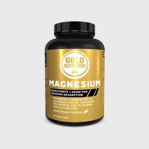 Magneziu 600 mg, GoldNutrition, 60 capsule vegetale