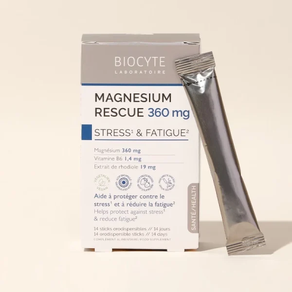 magneziu orodispersabil biocyte magnesium rescue 14 plicuri
