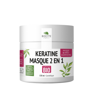 Masca de par bio Keratine, 2 in 1, Biocyte, 150 ml