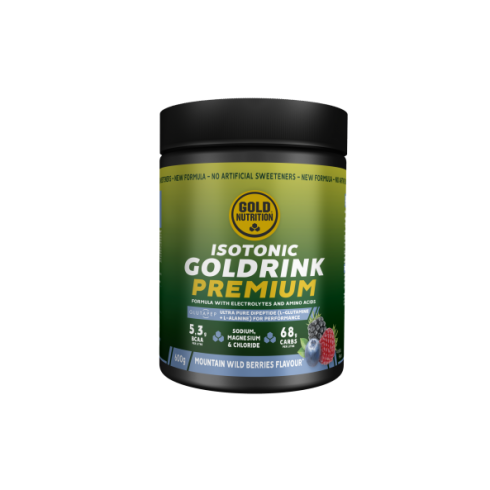 Pudra izotonica cu aminoacizi, Goldrink Premium fructe de padure, GoldNutrition, 600 g