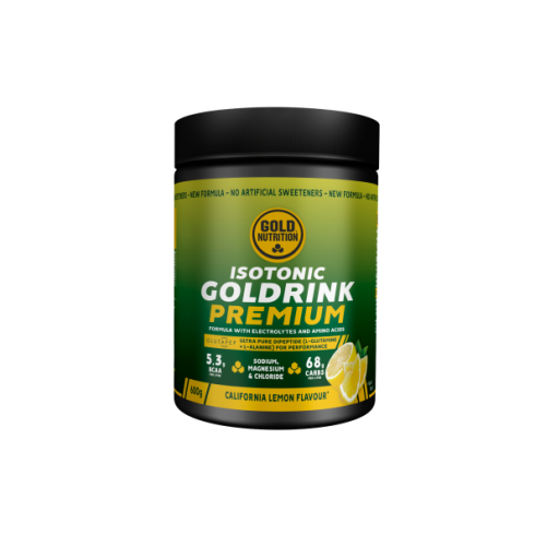 Pudra izotonica cu aminoacizi, Goldrink Premium lamaie, GoldNutrition, 600 g
