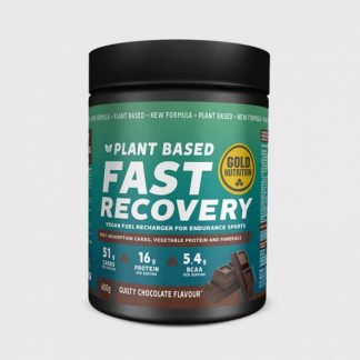 Pudra refacere dupa efort Fast Recovery Vegan cu Ciocolata, GoldNutrition, 600g