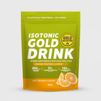 Pulbere bautura izotonica cu portocale Gold Drink, GoldNutrition, 500g