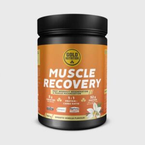 pulbere refacere dupa efort cu vanilie muscle recovery goldnutrition 900 g