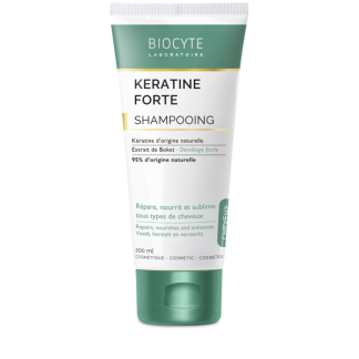 Sampon cu keratina pura, Biocyte, Keratine Forte Shampoo, 200 ml