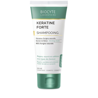 sampon cu keratina pura biocyte keratine forte shampoo 200 ml
