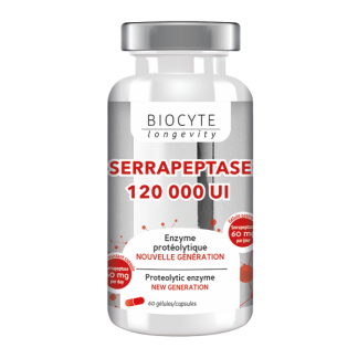 Serrapeptase 120000 UI, Biocyte, 60 capsule