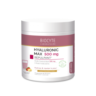 Supliment alimentar anti-aging cu acid hialuronic, Biocyte, Hyaluronic Max, 280 g