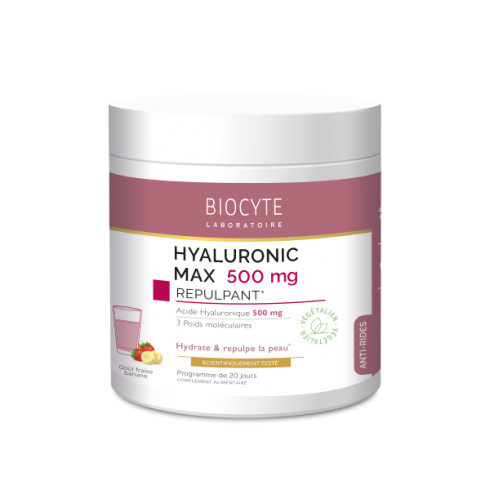 Supliment alimentar anti-aging cu acid hialuronic, Biocyte, Hyaluronic Max, 280 g