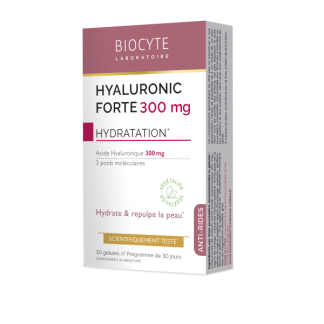 Supliment alimentar cu acid hialuronic, Biocyte, Hyaluronic Forte 300 mg, 30 capsule