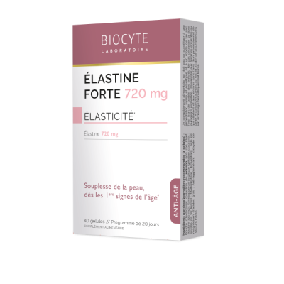 supliment alimentar cu elastina biocyte elastine forte 40 gelule