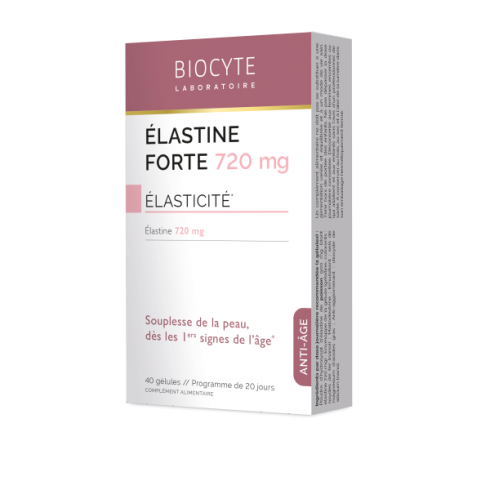 Supliment alimentar cu elastina, Biocyte, Elastine Forte, 40 gelule