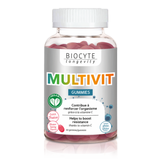 Supliment alimentar cu vitamine si minerale, Biocyte, Multivit Gummies, 60 jeleuri
