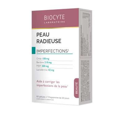 supliment alimentar pentru acnee biocyte peau radieuse 60 capsule