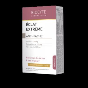 supliment alimentar pentru luminozitatea tenului si reducerea petelor pigmentare biocyte eclat extreme 40 capsule