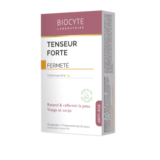 Supliment alimentar pentru o piele ferma, Biocyte, Tenseur Forte, 40 capsule