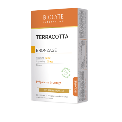 supliment alimentar pentru un bronz frumos biocyte terracotta cocktail solaire 30 tablete